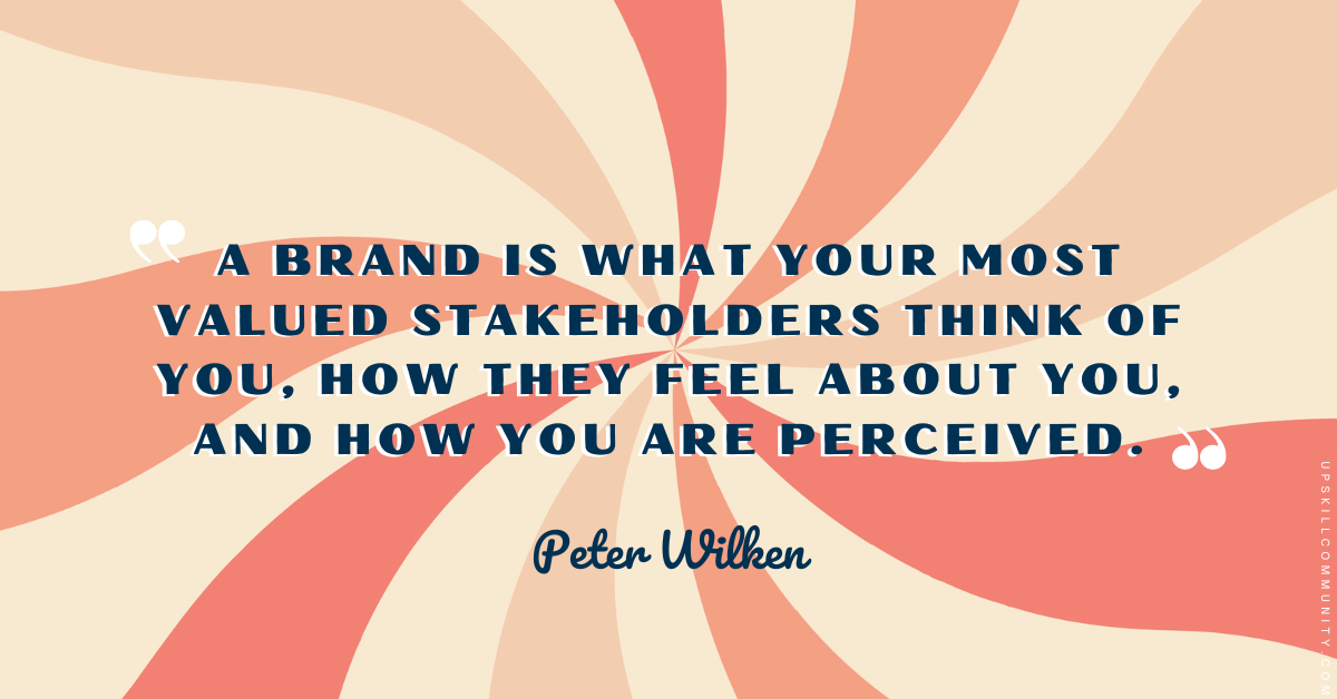 What is your brand explained by Peter Wilken